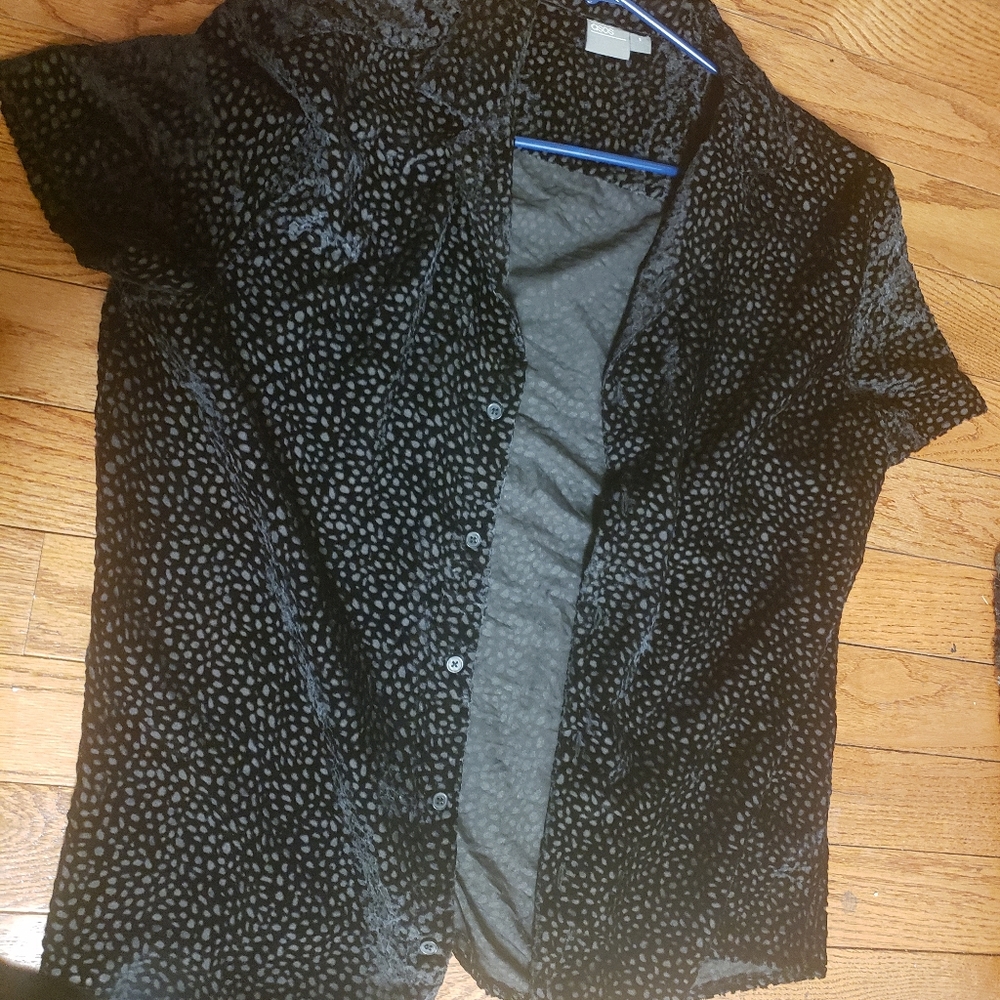 Asos Ployester Short Sleave Button Down - image 2